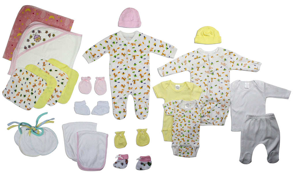 Newborn Baby Girl 23 Pc Layette Baby Shower Gift Set LS_0030