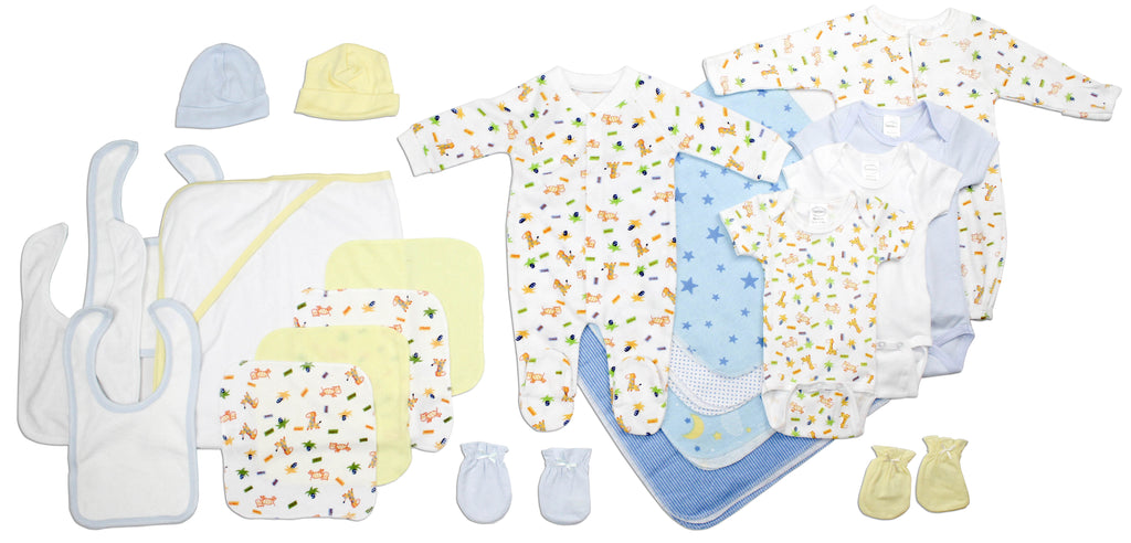 Newborn Baby Boy 21 Pc Layette Baby Shower Gift Set LS_0028