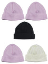 Girls Baby Cap (Pack of 5) LS_CAPS_GIRLS