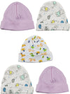 Girls Baby Cap (Pack of 5) LS_CAPS_GIRLS