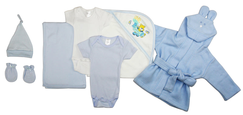 Bambini Essential Newborn Baby Boy 7 Piece Layette Set