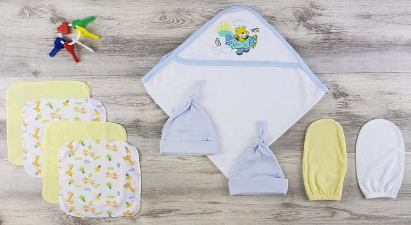 Bambini Hooded Towel, Hats and Wash Cloths