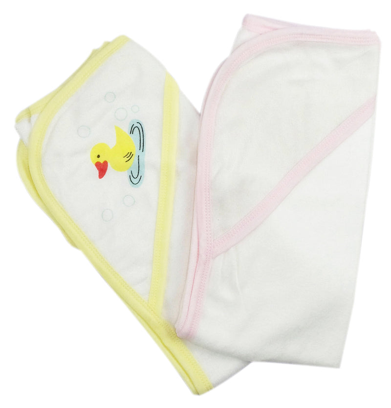 Bambini Infant Hooded Bath Towel (Pack of 2)