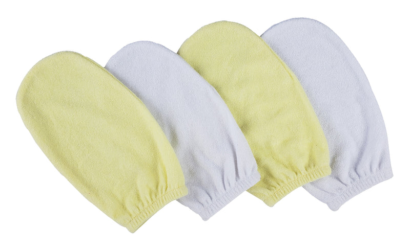 Washcloth Mitt - 4 Pc Set