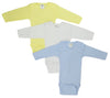 Bambini Boys' Pastel Long Sleeve Onezie