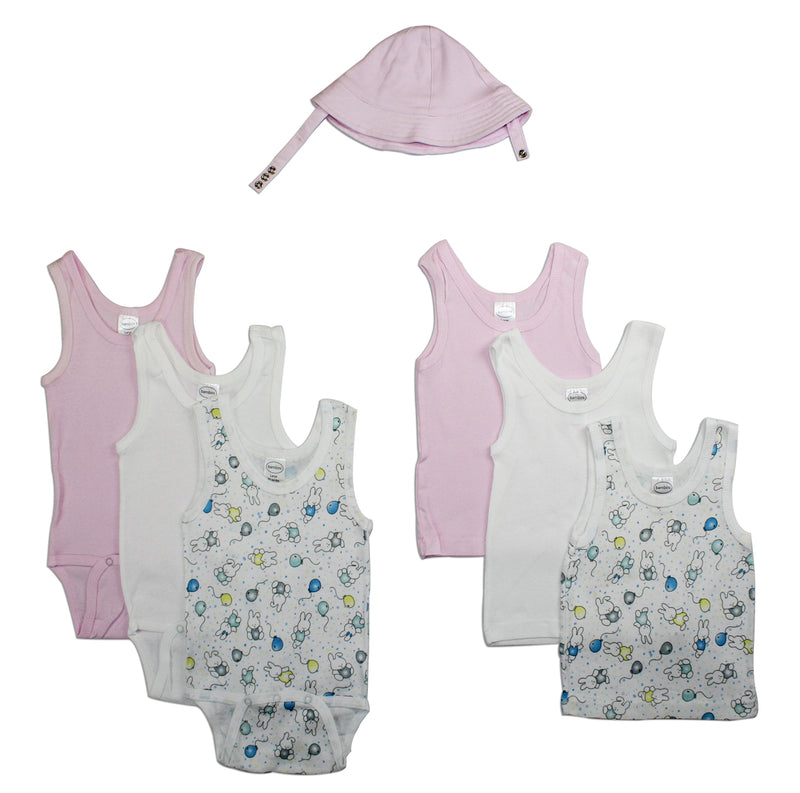 Bambini Girls' Summer 7 Piece Layette Set