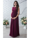 Lace Sleeveless Maternity Dress