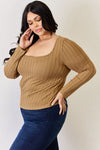 Basic Bae Full Size Ribbed Long Sleeve T-Shirt