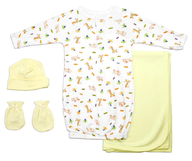 Bambini Girls' 4 Piece Layette Set