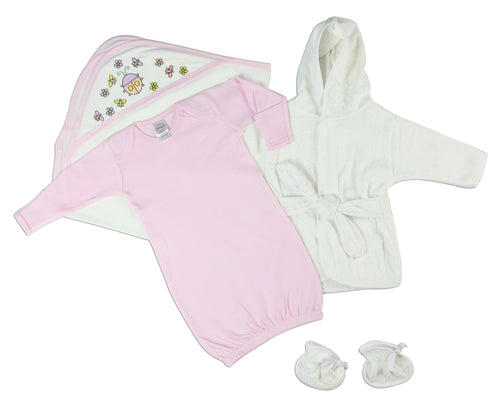 Bambini Girls' 3 Piece Layette Set