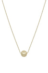 Metal Chain Pearl Pendant Necklace