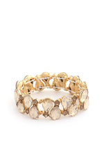 Teardrop Rhinestone Stretch Bracelet