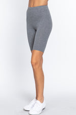 Cotton Jersey Short Leggings