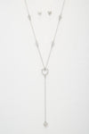 Heart Y Shape Metal Necklace