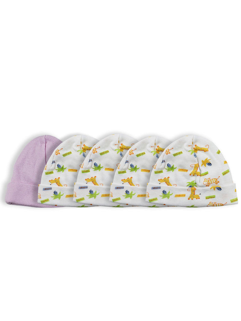 Bambini Girls Baby Cap (Pack of 5)